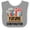 Heather and White, variant on Inktastic Construction Future Contractor Boys or Girls Baby Bib