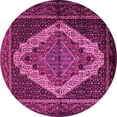 thumbnail image 1 of Ahgly Company Indoor Round Persian Pink Traditional Area Rugs, 3' Round, 1 of 4