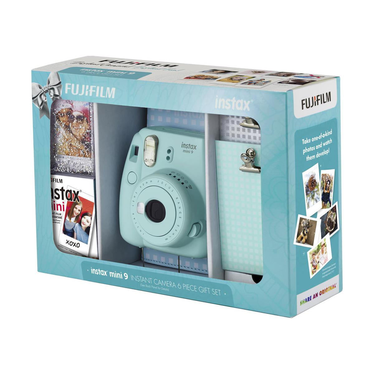 Fujifilm Instax Mini 9 Instant Camera - Ice Blue, 2.7x4.7x4.6 (Instax Mini  9 - Ice Blue)