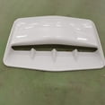thumbnail image 2 of White Decorative Air Intake Hood Scoop for Enhanced Vehicle Performance, 2 of 5