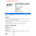 thumbnail image 2 of Right Exhaust Manifold - Compatible with 1998 - 2000 Chevy C3500 5.7L V8 1999, 2 of 2