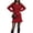 Red, variant on Womens Skirt 2 Piece Sweater Set Long Sleeve Sweaters Skirt Knit Lounge Sets Beige L
