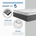 thumbnail image 3 of Colchón Queen Size Restonic Mooncare 2 Almohadas Blancas Juego de Sabanas, 3 of 10