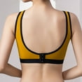 thumbnail image 5 of Padded Bra Women Full-Coverage Bra Feature V-Neck Sport Bra Style W-1936 Yellow L, 5 of 8