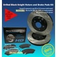 thumbnail image 2 of BK1220-8D Front Premium E-Coat Drilled Rotors and Ultimate Ceramic Brake Pads, 2 of 9