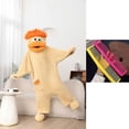 thumbnail image 2 of Evdexr Funny Fancy Dress Onesie Pajamas - Fleece Couple Loungewear, Pajama Party & Cozy Sleepwear Animal Onesie Gift With 2PCS Combs&Shoes Orange, 2 of 5