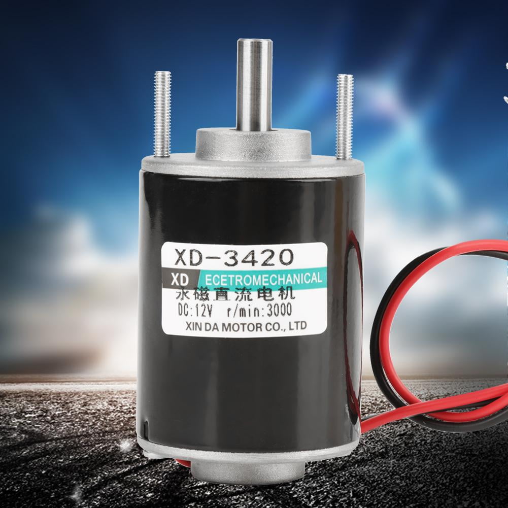 Buy LYUMO 12/24V 30W Hollow Shaft Permanent Brush DC Motor Speed