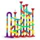 thumbnail image 1 of Conjunto de combinación de tobogán de ensamblaje de bricolaje con bloques de construcción de juguete de inserción y pista de bolas de expulsión, 1 of 1