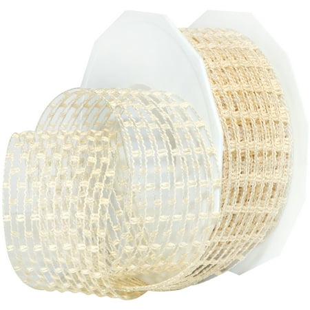 Victoria Champagne - Victoria Wired Ribbon 1.5