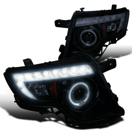 Headlamp Rim - Spec-D Tuning 2007-2010 Ford Edge Projector Headlights W/ Halo Rim + Led 2007 2008 2009 2010 (Left + Right)