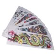 thumbnail image 4 of Full Arm  , Full Sleeve Temporary  8 Sheets  for Body Art, 4 of 8