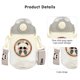 thumbnail image 2 of Botella Con Pajita para 820 Ml Cápsula Espacial Botella Deportiva A Prueba Fugas (blanco), 2 of 9
