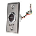 thumbnail image 1 of Panel Táctil De Acero Inoxidable DCl2V-24V NC Interruptor De Botón De Liberación De Salida De Puerta De Acceso Con Luz (forma Soledad Interruptor de salida de la puerta táctil, 1 of 7