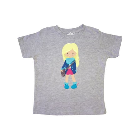 

Inktastic Fashion Girl Blonde Hair Blue Jacket Blue Boots Gift Toddler Toddler Girl T-Shirt