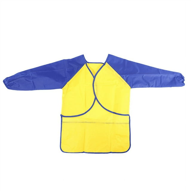 4X Tablier de Jeu Imperméable pour Enfants Tout-Petits avec 3 Poches Spacieuses (Peintures et Pinceaux Non Inclus)
