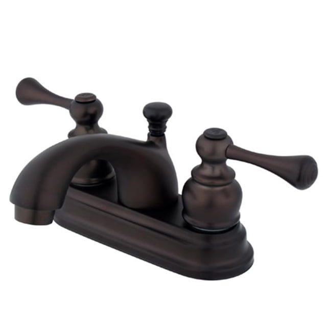 Two Handle 4 in. Centerset Lavatory Faucet with Retail Pop-up