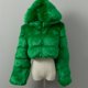 thumbnail image 1 of Abrigos y chaquetas de piel sintética recortados peludos de alta calidad para mujer, abrigo superior esponjoso con capucha, chaqueta de piel de invierno, abrigo femenino, 1 of 4