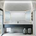 thumbnail image 4 of Dreamwerks 48"W x 28"H LED Bathroom Medicine Cabinet with Integrated Touch Switch and Magnifying Glass, 4 of 15