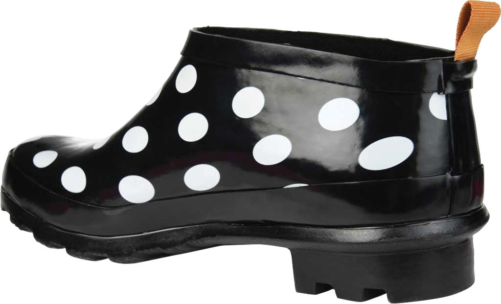 Women's Journee Collection Rainer Rain Boot Black Dot Rubber 8 M