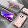 thumbnail image 5 of ExoGuard For iPhone 13 Pro Case, Phone Case with Screen Protector and Kickstand (Pink), 5 of 7