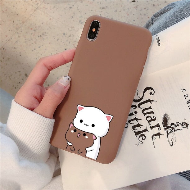 Funda de teléfono de TPU suave para iPhone 12 13 14 Pro mini XR XS Max 7 8 6 6S Plus SE, funda de animales de dibujos animados para iPhone 11 Pro, Fundas Tan Jianjun unisex