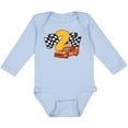 thumbnail image 3 of Inktastic Number Two Race Car Boys or Girls Long Sleeve Baby Bodysuit, 3 of 5