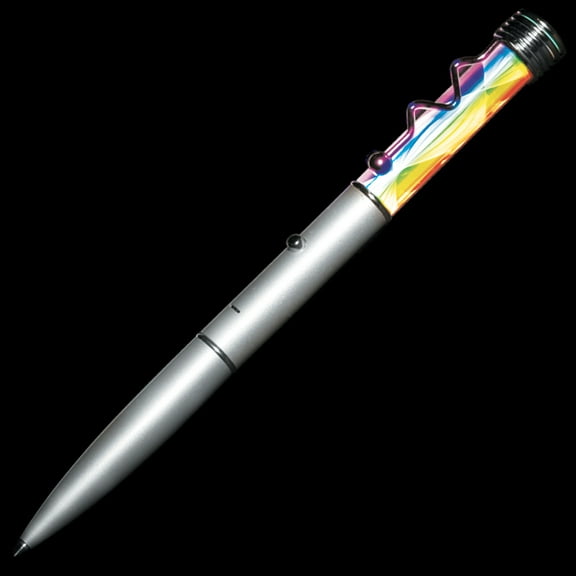 FlashingBlinkyLights Rainbow LED Light Pen with Spiral