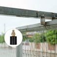 thumbnail image 4 of Uxcell 4Pack  1.57" x 1.89" Slide Gate Guide Rollers, Nylon Bearing Guide Roller, Black, 4 of 6