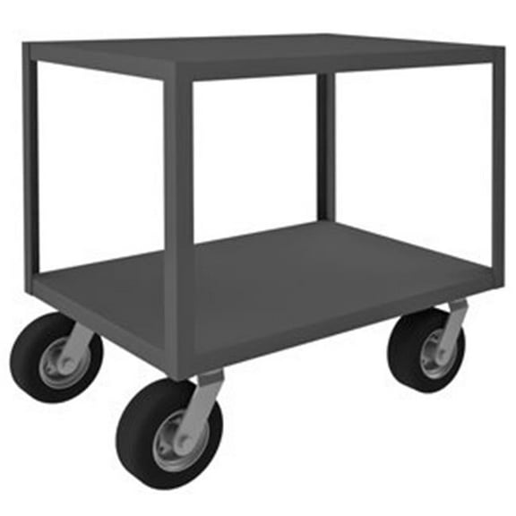 34 in. Rolling Instrument Cart, Gray - 1200 lbs