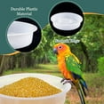 thumbnail image 6 of 3 Pcs Bird Water Bowl, Replacement Transparent Bird Feeder bird bath Animal Lovers Garden Decoration Hanger Wildlife Bird Feeders,Plastic Bird Feeders Water Bowls for Indoor and Outdoor(Only Tray), 6 of 8
