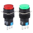 thumbnail image 4 of 5PCS Momentary Push Button Switch LA16-11/AB6-M AC 250V 30A DC 30V 5A Round Button Switch, 4 of 8
