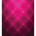 thumbnail image 3 of Ambesonne Geometric Duvet Cover Sets, Disc Circle Shapes, 2-Twin, Magenta, 3 of 3