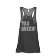 thumbnail image 1 of Yas Queen Women's Fashion Sleeveless Flowy Racerback Tank Top Charcoal Grey 2X-Large, 1 of 5