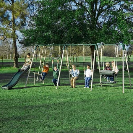 Flexible Flyer Summertime Fun Metal Gym & Swing Set