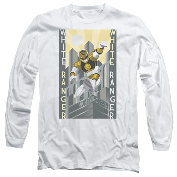 Power Rangers - White Ranger Duo - Long Sleeve Shirt - X-Large