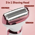 thumbnail image 2 of PIPETPET Electric Razor for Women, 4-in-1 Women’s Body Hair Removal, Shaver Bikini Trimmer for Eyebrow Face Body Underarm, Portable Ladies Shaver, Women’s Trimmer USB Rechargeable IPX7 Waterproof, 2 of 6