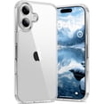 thumbnail image 1 of Funda de teléfono Vakoo para iPhone 17 de 6.3 pulgadas, transparente, antiamarilleo, 1 of 7