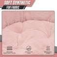 thumbnail image 3 of Comfy Saucer Chair Set of 2 with Headrest Large Cozy, Metal Frame Cozy Lounge Lazy Chair Folding Faux Fur Round Saucer Chair for Adults, Foldable Moon Chair, 3 of 5