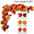 thumbnail image 2 of 3-Pack 1.8M Artificial Autumn Leaf Garland for Home Decoration, 2 of 5