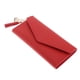 thumbnail image 3 of Cartera larga para mujer Carteras de cuero sólido de PU Gran capacidad - Tarjetas de crédito en efectivo rojo Yuyangstore Cartera larga de mujer, 3 of 8