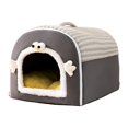 thumbnail image 3 of Cats de gato mascota Casa de nido suave y cálido Cueva de cachorros All Seasons Cat Cat Cent Dog Tent Shelter para cachorro Pequeño y medio de tamaño SG, 3 of 9
