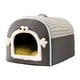thumbnail image 2 of Casa portátil para perros 2 en 1, cama para perros y gatos, cueva para cachorros, acogedora tienda de campaña para perros, refugio para mascotas L, 2 of 9