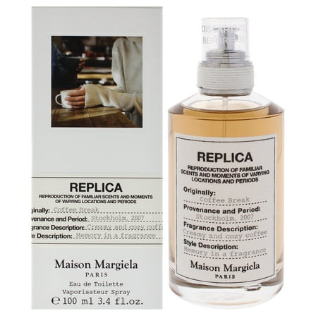 Maison Margiela Men's Replica Coffee Break EDT Spray 3.4 oz Fragrances