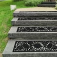 thumbnail image 4 of Clearance! Denhf Rubber Stair Treads Mat, Non-slip Hollow Design Step Mats, Modern Stair Rugs for Indoor Outdoor Entrance, Stairs, and Steps, Stair Covers, Stair Runner, 29.1x9.5 Inch, Black, 4 of 7