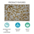 thumbnail image 2 of SUSSEXHOME Leaves Collection 2'x3' Beige Area Rug, Extra Soft and Comfy Carpet, Area Rugs for Kitchen, Living Room Rug, Runner Rug, Indoor Rugs for Bedroom, Machine Rug for Kids Rug, Area Rug, 2 of 6
