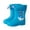 Rain Boots - Blue, variant on Toddler Boys Rain Boots Waterproof Childrens Footwear with Drawstring Top 3D Dinosaur Egg Pattern Non-Skid Outsole Puddle Jumpers