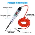 thumbnail image 2 of 3-24V Digital Electric Circuit LCD Tester Test Light Car Truck Voltage Probe Pen, 2 of 5