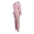 thumbnail image 5 of Scyoekwg Womens Two Piece Sets Fall Outfits Long Sleeve Sweatshirt Long Pants Casual Matching Outfits Fashion Sweatsuit Tracksuit (Pink,L), 5 of 7