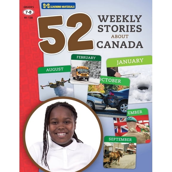 52 Weekly Non Fiction 52 Weekly Nonfiction Stories About Canada Grades 7-8, Book 7, (Paperback)