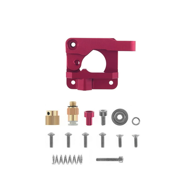 MK8 Extrusora Reemplazo mejorado Kit de extrusora de alimentación de unidad remota para filamento de Tomshoo Kit de bloque de aluminio para extrusora